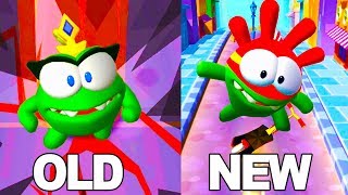 Om Nom Run - Old Version vs New Version Gameplay FHD (Android/iOS) screenshot 5