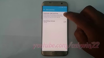 Samsung Galaxy S7 Edge : How to Set date manually (Android Marshmallow)