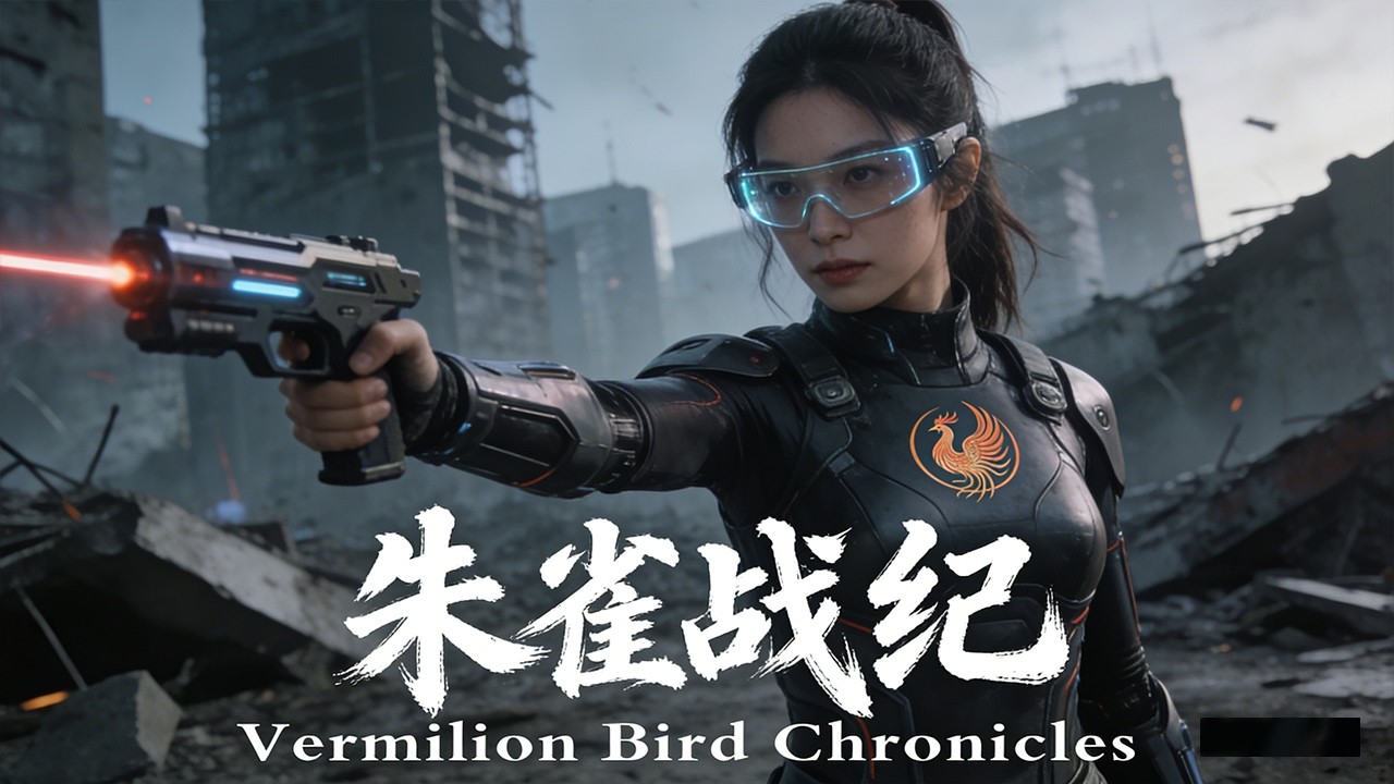 《朱雀战纪/The Red Sparrow》肆意屠杀：美女机器人激战暗黑机械战甲兵团