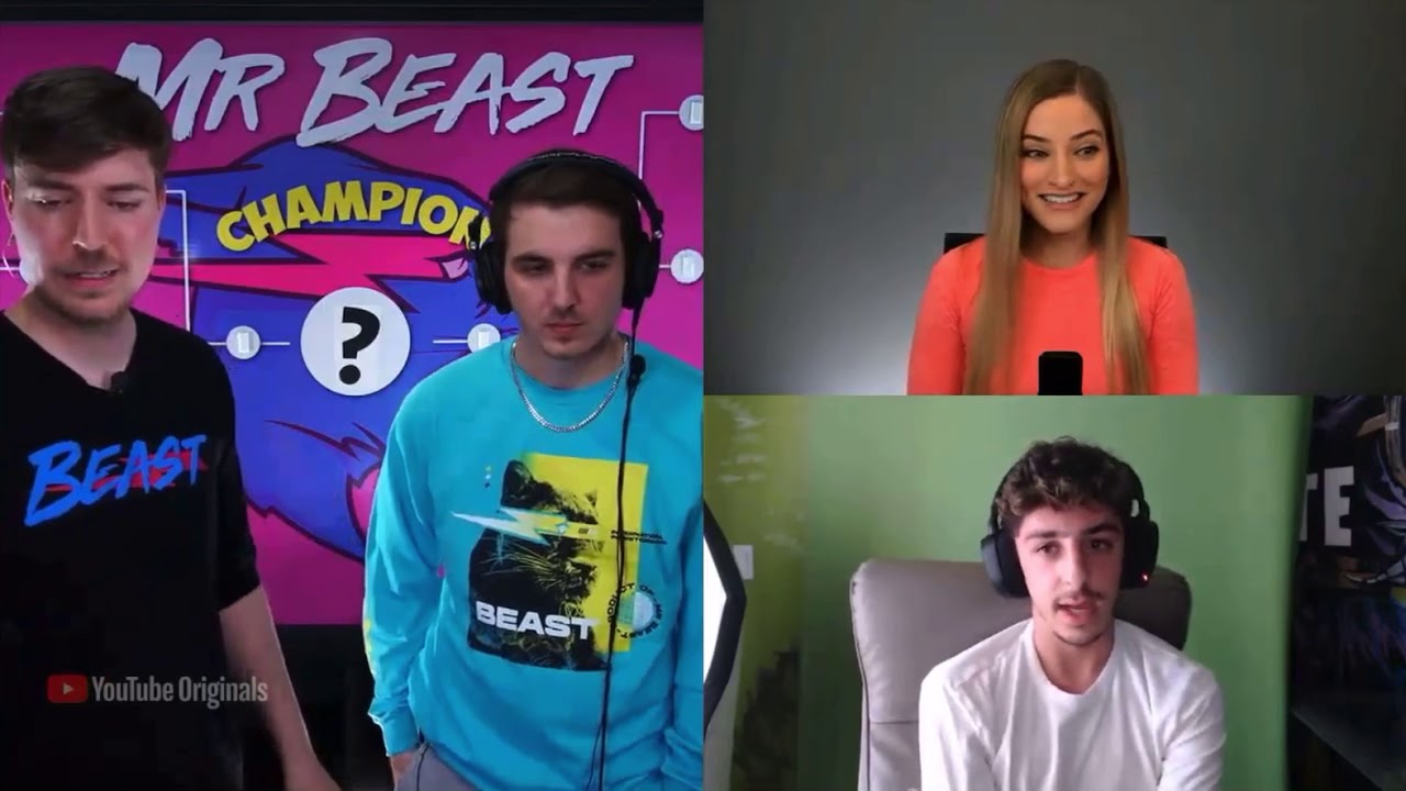 Mrbeast Charity Rock Paper Scissors Tournament Faze Rug Vs Ijustine Youtube