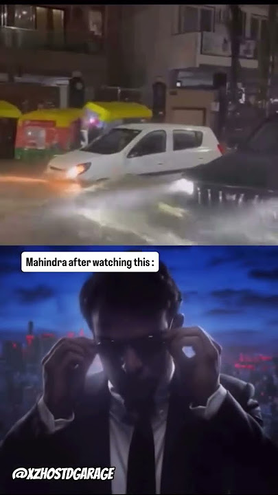 Scorpio N Water Crossing #mahindra #scorpio #scorpion #king #mafia #offroad #flood #cars
