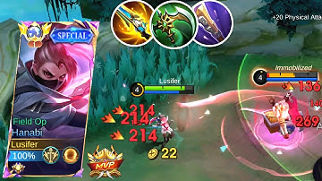 HANABI FULL ATTACK SPEED BUILD😱(ATK SPEED HACK) BEST BUILD HANABI 2024~MLBB