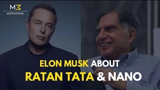 Elon Musk Talks About Ratan Tata : A Gentleman \& A Scholar