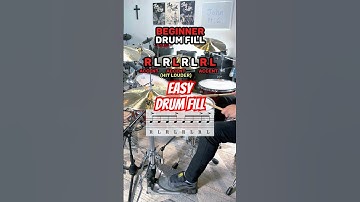 How to Play a Beginner Drum Fill! (Drum Lesson) #drums