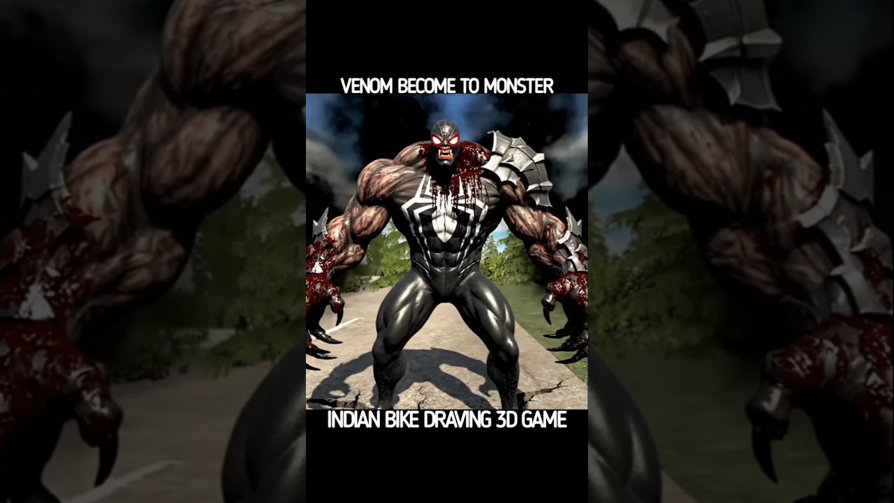 Venom become to monster 👹 indian bike driving 3d 