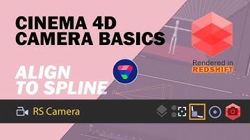 Cinema 4D | Animate camera with Align To Spline and Enable Redshift Bokeh Feature