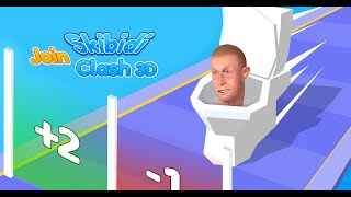 Join Skibidi Clash 3D Gameplay | Gather Troops and Eliminate Skibidi Toilets!