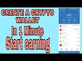 How to create a crypto wallet in just 1 minute.