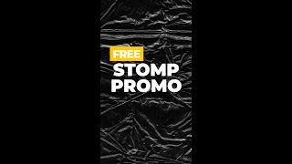 Free After Effects slideshow -  Typo Stomp Promo (Vertical)