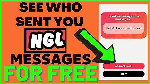 How to See FOR FREE Who Sent you NGL Messages | See who sent NGL Messages for FREE