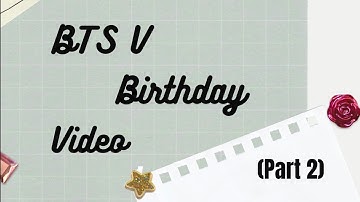 Happy Birthday BTS V (Kim Taehyung) 💜 Drawing | YouCanDraw #Part2