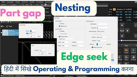 How to Nest in Ncstudio Software || Alpha T Border, cypcut Training Availabe Software &Design Course