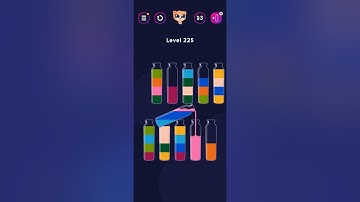 Get Color Bottle Game level 225 #shorts #pggaming
