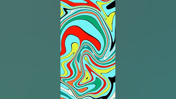 Liquid art with a retro color palette👌 #liquidart #liquify #marbleart