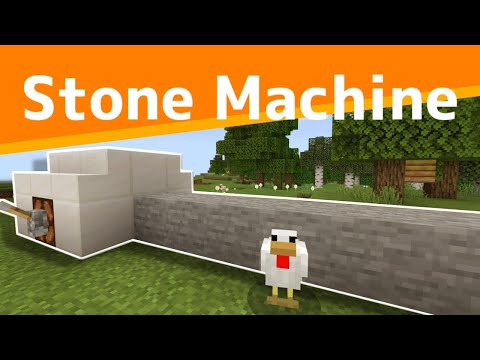 【Minecraft】コンパクトで場所を取らない石製造機！