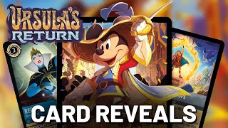 URSULA'S RETURN New Card Reveals | Legendary Cards, Musketeers, Ursula and Lorcana News!