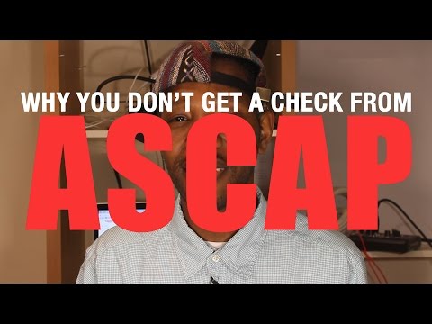 Why You Don't Get a Check From ASCAP