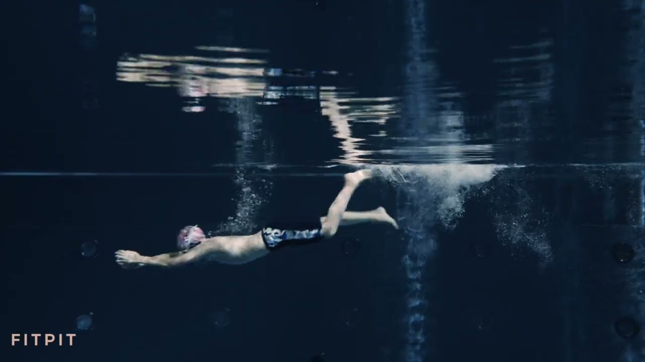 Lasten uinnin tekniikka - potkut liukuasennossa
