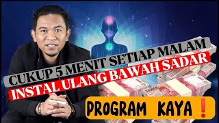 AUDIO THERAPI 5 MENIT SETIAP HARI MENCIPTAKAN MAGNET KEBERLIMPAHAN | PROGRAM KAYA❗️