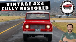 1964 International Harvester Scout 80 4×4 (HIGHLY UNIQUE + HIGHLY DISAPPOINTING AUCTION END!)