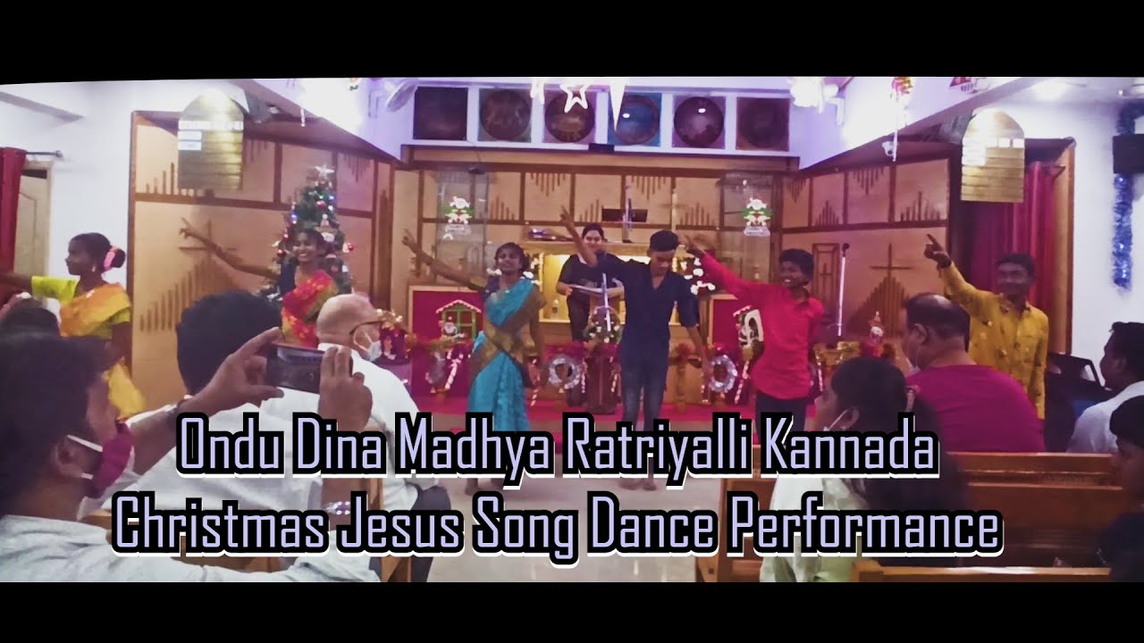 Ondu Dina Madhya Ratriyalli Kannada Christmas Jesus Song Dance