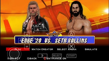 Wwe 2k20 Edge Vs Seth Rollins Summerslam Match 2021