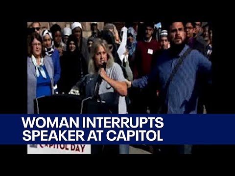 Christine Weick interrupts Texas Muslim Capitol Day speaker | FOX 7 Austin