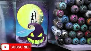 TEKNIK MENGGAMBAR SPRAY PAINTING - DUNIA ILUSI