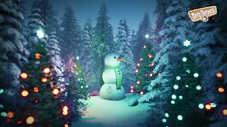 Magical Christmas 2024 Nights: 10 Hours of Relaxing Winter Ambience with 3D Snowman & Trees screenshot 2