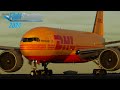 Flight Simulator: Boeing 777F Leipzig - Nottingham | DHL Cargo Full Flight | MSFS2024