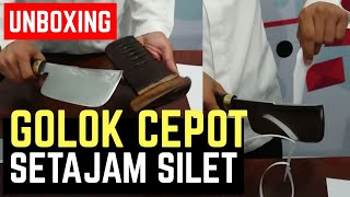 Unboxing Golok Cepot. Golok Tajam Maha Karya Seni Dari Pasundan