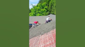 Construction of RCC Sloping Roof #shorts #construction