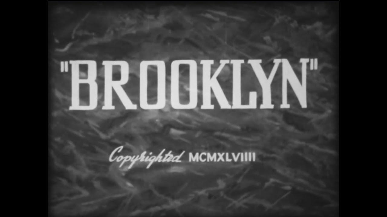 BROOKLYN - Documentary/Travelouge of 1949 Brooklyn NY