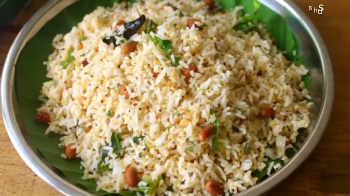 Peanut Rice | Quick Lunch | Easy Lunch Box Recipe ...