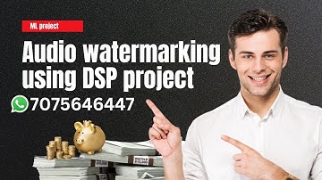 DRJDS 8: Audio watermarking using digital signal processing (DSP) #matlabprojects #7075646447 #dsp