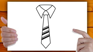 Como Dibujar  Cmo Dibujar Una Corbata Fcil Y Rpido  Dibujos Para Dibujar