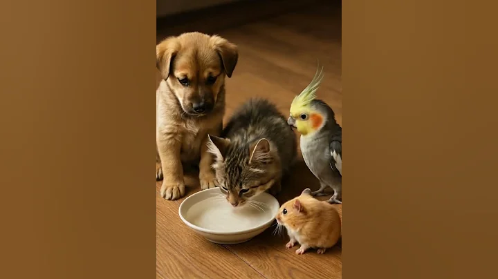 Watch the video about Adorable Animal Bath Time Magi... #kitten #funnyanimals #cutepets #catstagram