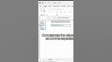 #Concatenate excel formula