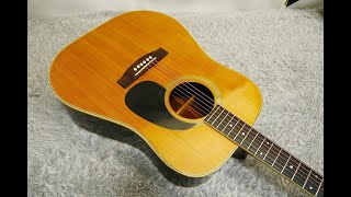 YAMAKI 1970's made Drednought Acoustic Guitar F-135Solid