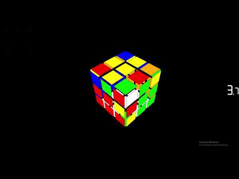 9.86 CsTimer Virtual Rubiks Cube Solve