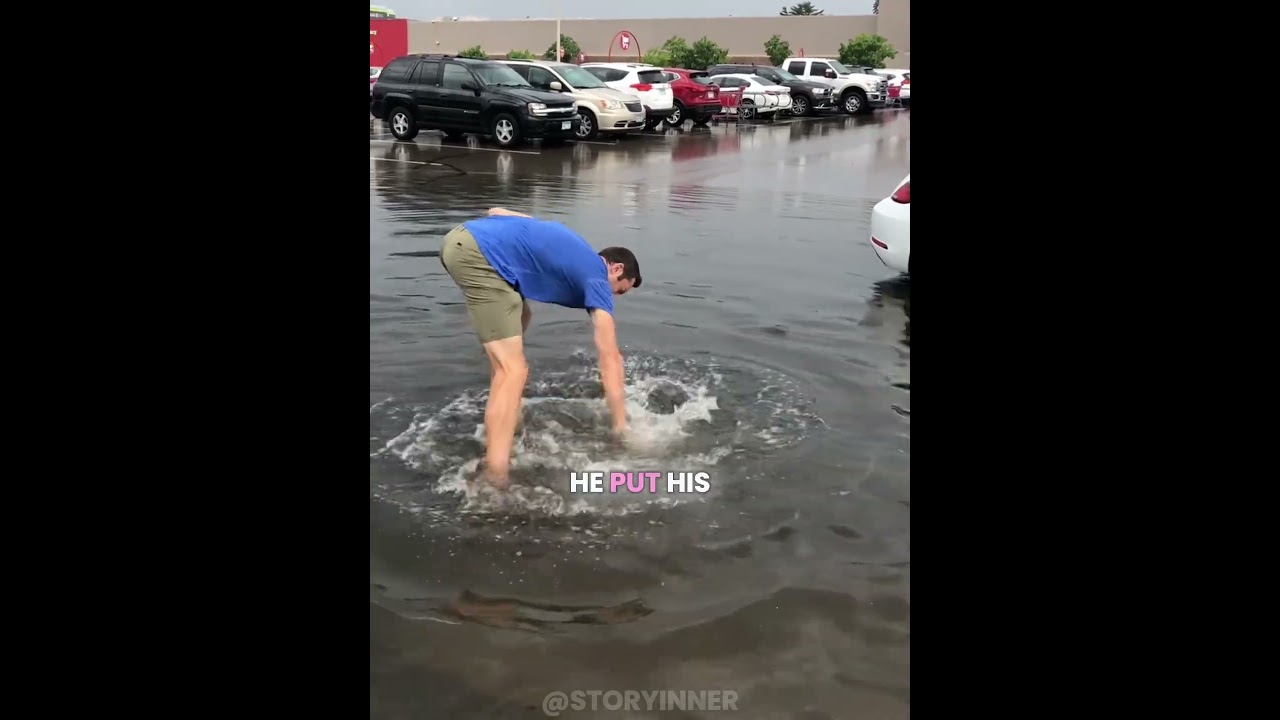 He created a mini TORNADO! 🤯🌪️