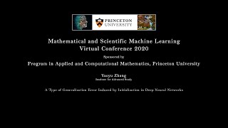 MSML2020 Paper Presentation - Yaoyu Zhang