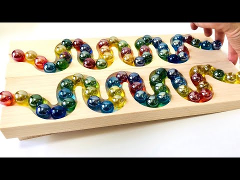 Short Marble Run Race ASMR HABA Slope Dump Truck Marblerun Marble Asmr Shorts
