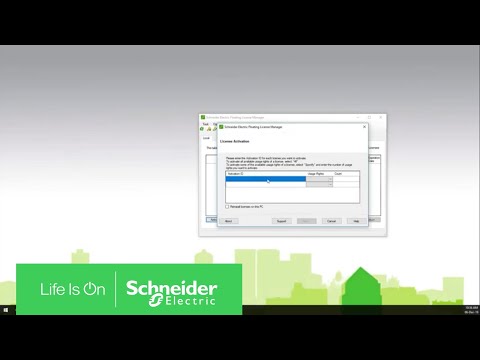 How to Activate License via WebPortal via Floating License Manager | Schneider Electric Support