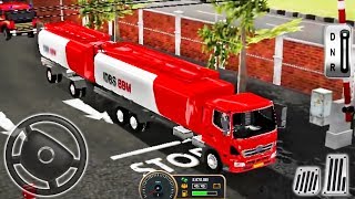 Indonesian Oil Tanker Delivery Driving - Truck Drive Simulator - Android GamePlay screenshot 3