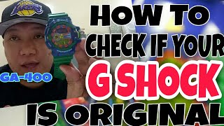 HOW TO CHECK IF YOUR  G-SHOCK IS ORIGINAL/GSHOCK GA-400 MODEL I EPISODE 09 I #KAPORMA #CASIO #GSHOCK