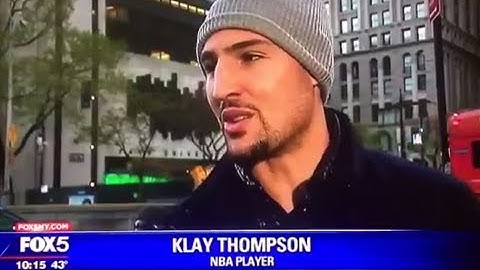 NEW YORK REPORTER DID NOT RECOGNIZE KLAY THOMPSON