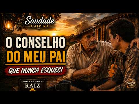Saudade Caipira 🎻 O Conselho do Meu Pai Que Nunca Esqueci | Moda de Viola Raiz