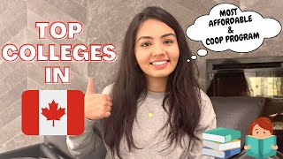 Top Colleges in CANADA for International Students| Best and Affordable Colleges for Coop Program