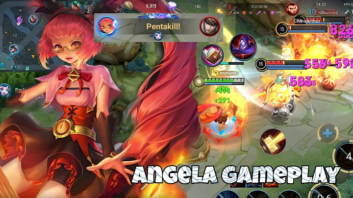 Angela Mid Lane Pro Gameplay and Build | Honor of Kings | King of Glory | Sunlight | Orta Koridor - DayDayNews